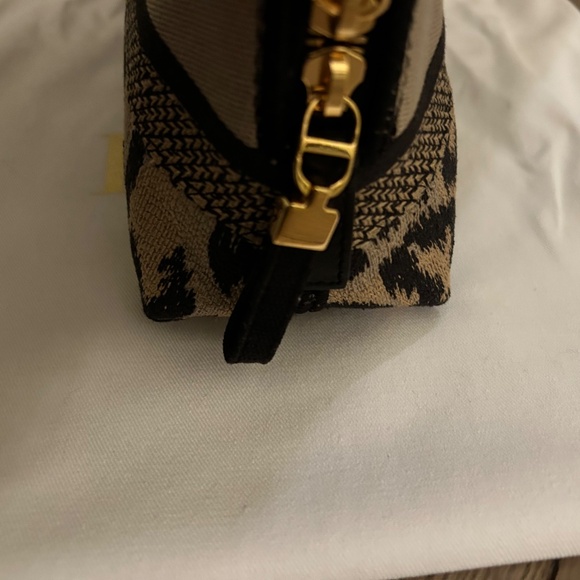 Christian Dior Leopard Printed Cloth Clutch (New; $800) - Picture 5 of 11